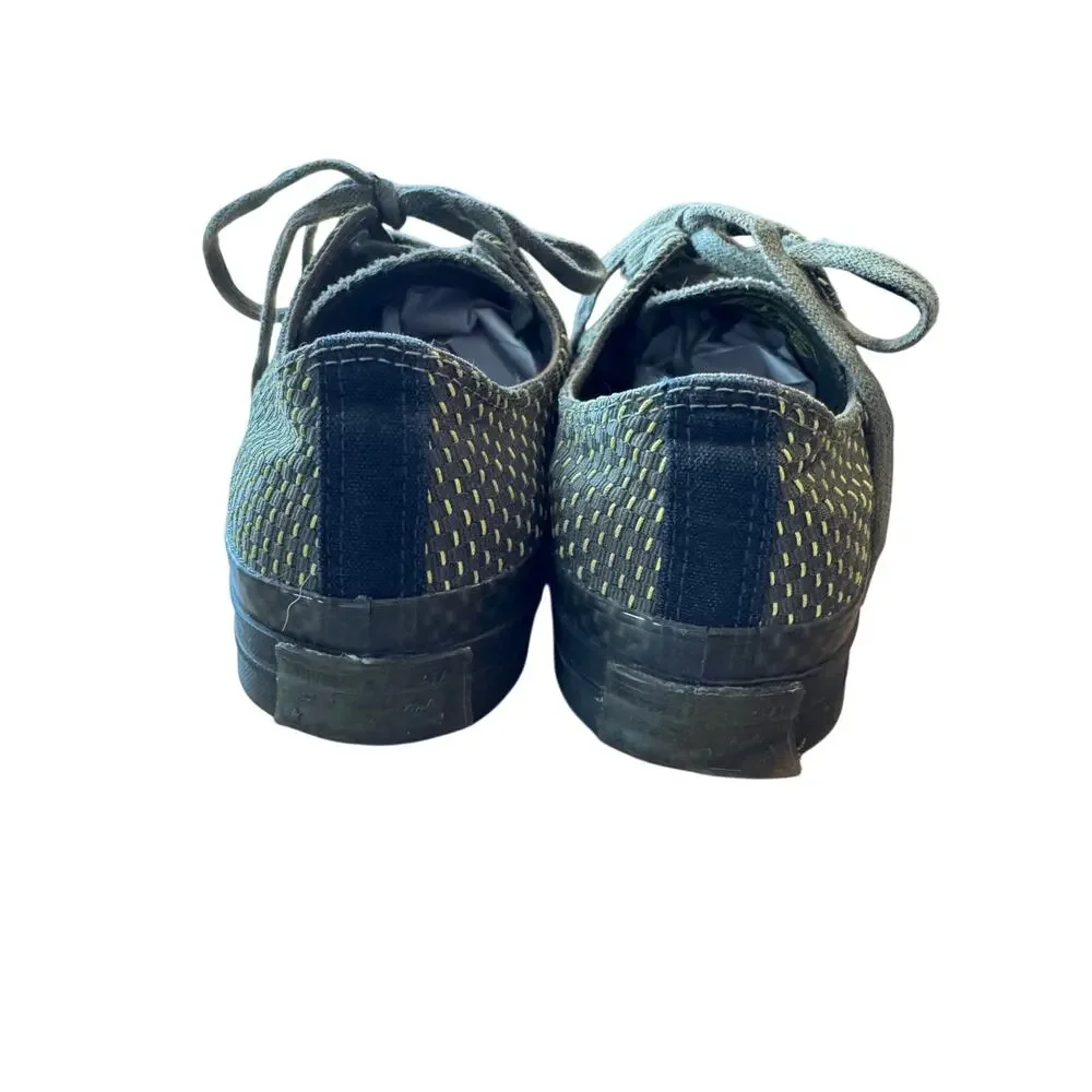 Converse Chuck Taylor All Star Sample Green Woven Low Top Sneakers M-9 W-11 - Picture 4 of 10